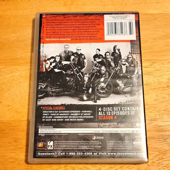Sons of Anarchy: Complete Season 4 - Picture 2 of 2